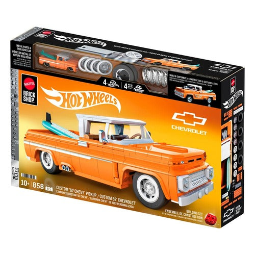 Mattel Brick Shop Hot Wheels Elite Series Bauset 1/16 Custom '62 Chevy Pickup