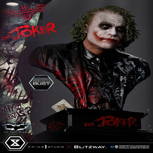 The Dark Knight Premium Büste The Joker 26 cm