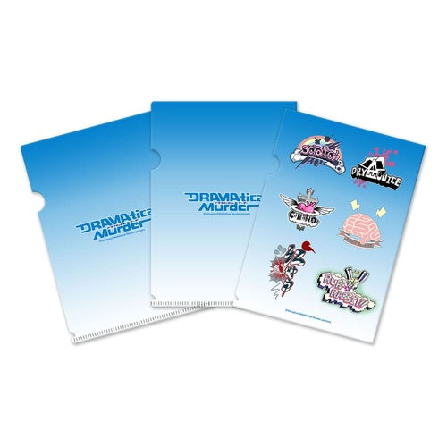 TDramatical Murder set 3 pochettes transparentes
