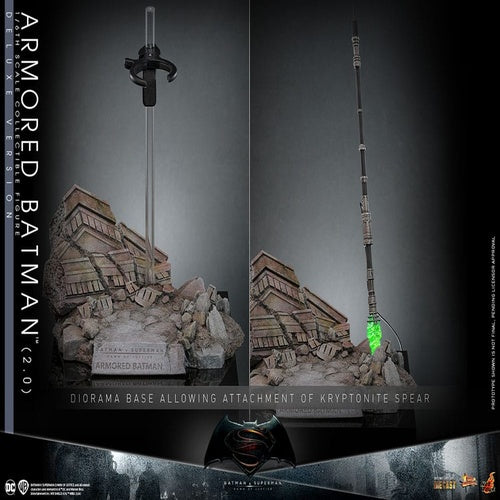 Batman v Superman: Dawn of Justice Movie Masterpiece Actionfigur 1/6 Armored Batman 2.0 (Deluxe Version) 33 cm