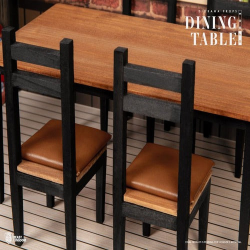 Diorama Props Series accessoires pour figurines Dining Table Set