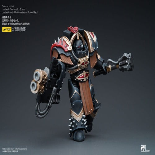 Warhammer The Horus Heresy figurine 1/18 Sons of Horus Justaerin Terminator Squad Justaerin with Multi-melta and Power MauL 12 cm