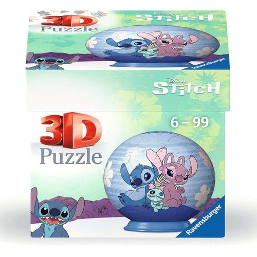 Disney Stitch puzzle 3D Puzzle-Ball Stitch & Angel (55 pièces)