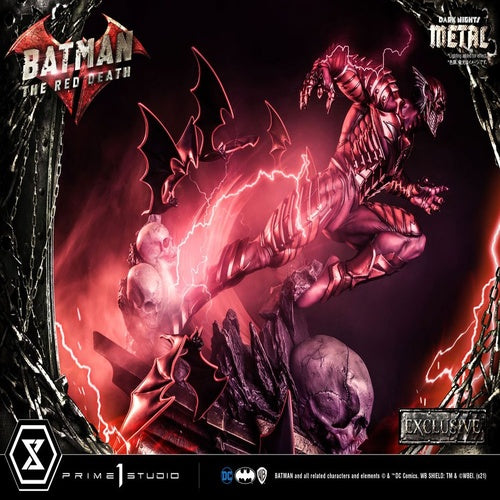 Dark Nights: Metal Statuen 1/3 The Red Death & The Red Death Exclusive 75 cm Sortiment (3)