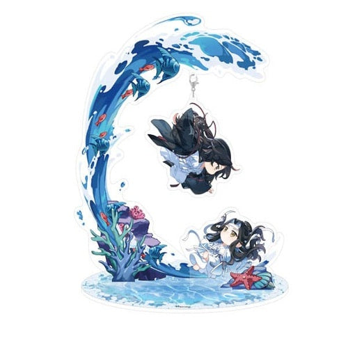 Grandmaster of Demonic Cultivation diorama acrylique Wei Wuxian & Lan Wangji Zhao Xi Chi Ver. 18 cm