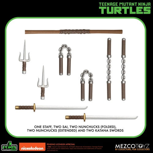 Teenage Mutant Ninja Turtles figurines Teenage Mutant Ninja Turtles Deluxe Set 8 cm
