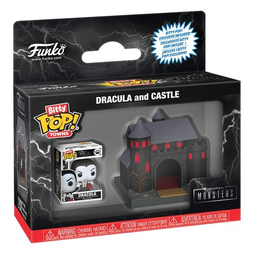Universal Monsters Bitty POP! Towns Vinyl figurine Dracula with Castle