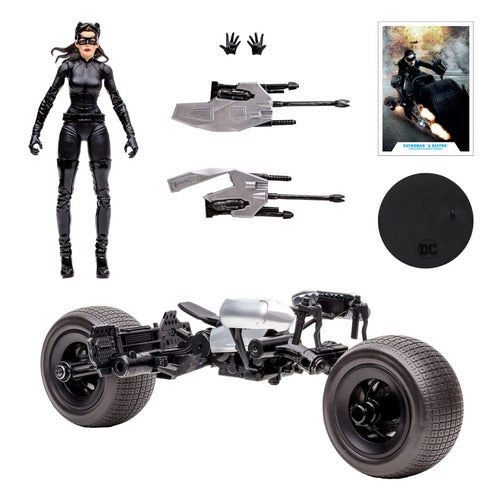 DC Multiverse véhicule Batpod with Catwoman (The Dark Knight Rises)