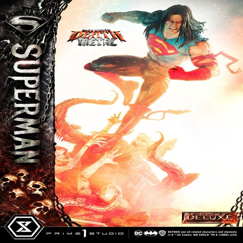 Dark Nights: Death Metal statuette 1/3 Death Metal Superman Deluxe Ver. 94 cm