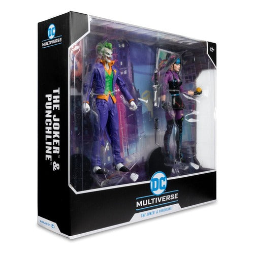 DC Multiverse Actionfiguren 2er-Pack The Joker & Punchline 18 cm