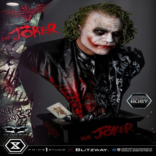 The Dark Knight Premium Büste The Joker 26 cm