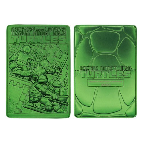 Teenage Mutant Ninja Turtles Metallbarren 40th Anniversary Green Limited Edition