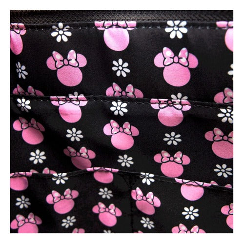 Disney by Loungefly Sac à bandoulière avec porte-monnaie Minnie Floral Rock the Dots