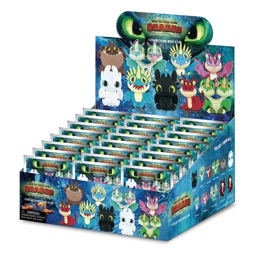 Dragons présentoir porte-clés sac à dos 3D Series 1 (24)