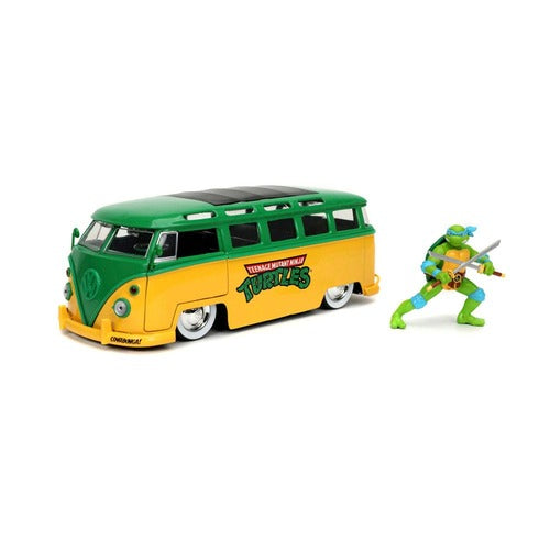 Tortues Ninja Véhicule 1/24 1962 VW Bus Leonardo
