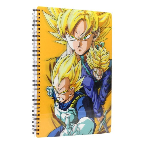 Dragon Ball cahier effet 3D Saiyans