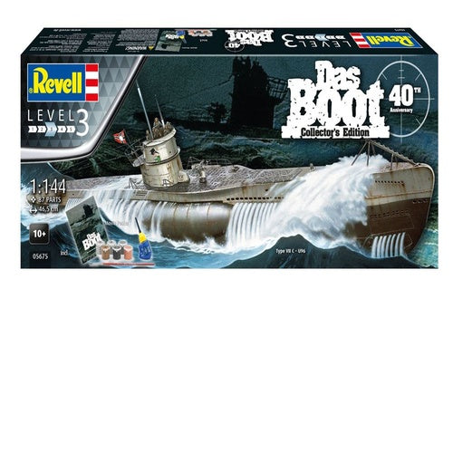 Das Boot kit complet maquette 1/144 U-Boot U96 Typ VII C 40th Anniversary 46 cm