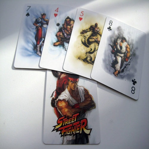 Street Fighter jeu de cartes à jouer Characters