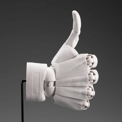Takahiro Kagami Artist Support Item Hand PVC 1/1 Model Men /R White 22 cm