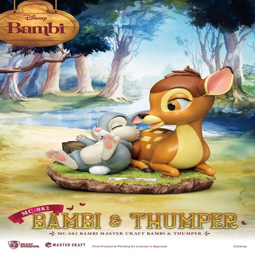Disney statuette Master Craft Bambi & Thumper 26 cm