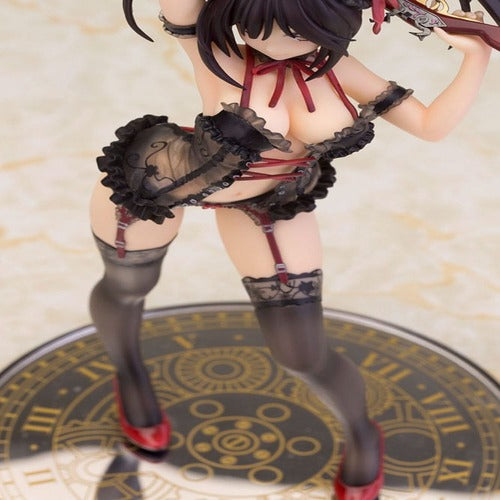 Date A Live statuette 1/7 Kurumi Tokisaki Lingerie Ver. Black 24 cm