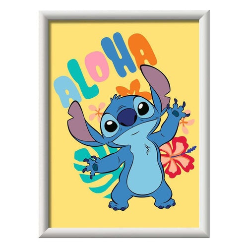 Disney set de peinture par numéros Aloha Stitch 18 x 24 cm *ALLEMAND*