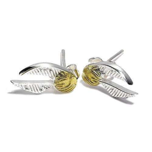 Harry Potter boucles d´oreille argent Golden Snitch