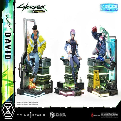 Cyberpunk: Edgerunners Real Elite Masterline Series Statue 1/4 David Bonus Version 58 cm