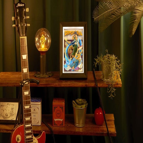 Dragon Ball Z Tamashii Art 3D Relief-Bild Son Goku & Dragon 27 cm