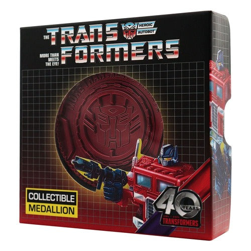 Transformers médaillon 40th Anniversary Autobot Edition