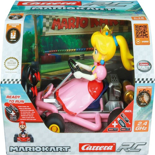 Super Mario Kart voiture télécommandée RC 1/18 2,4GHz Pipe Kart Peach