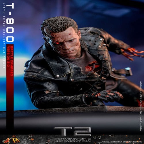 Terminator 2 figurine 1/6 Movie Masterpiece T-800 Battle Damaged Version 2.0 32 cm