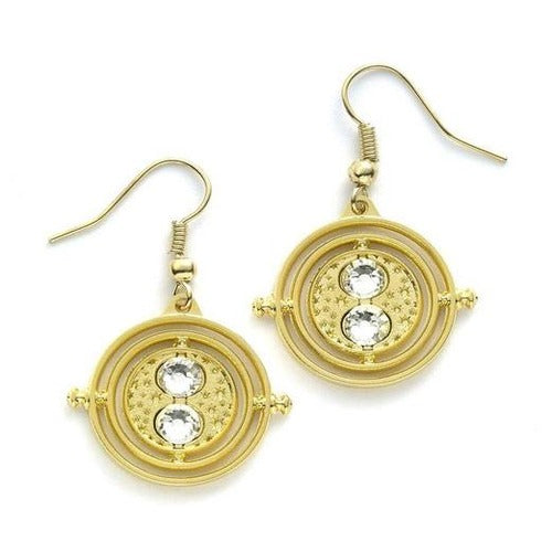Harry Potter boucles d'oreille Time Turner (plaquées or)