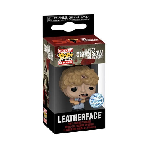 Texas Chainsaw Massacre présentoir porte-clés Pocket POP! Viny Leatherface 4 cm (12)