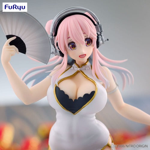 Super Sonico statuette PVC Trio-Try-iT White China Dress Ver. 21 cm