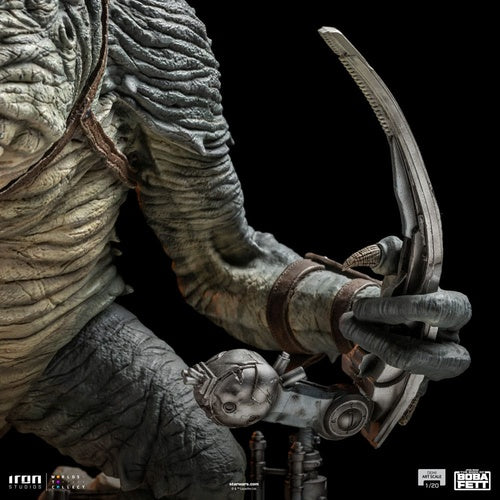 Das Buch von Boba Fett Demi Art Scale Statue 1/20 Boba Fett & Rancor 38 cm