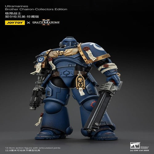 Warhammer 40,000: Space Marine 2 figurine Ultramarines Brother Chairon Collectors Edition 13 cm
