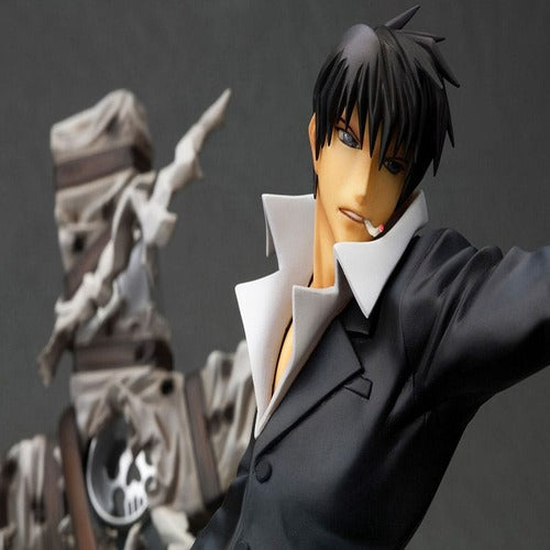 Trigun Badlands Rumble statuette PVC ARTFX J 1/8 Nicholas D. Wolfwood Renewal Package Version 20 cm
