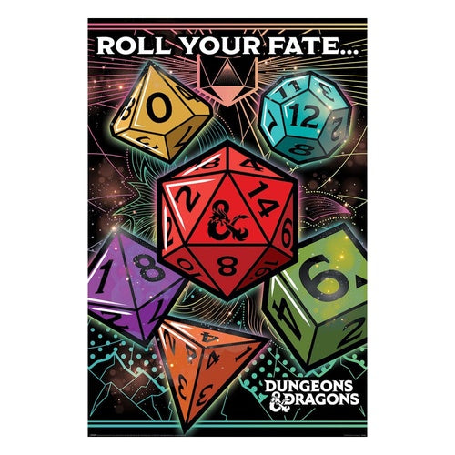 Dungeons & Dragons posters Roll Your Fate 61 x 91 cm (4)