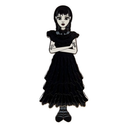 Wednesday by Loungefly Pin set 4 pin's émaillés Wednesday Addams Paper Doll 3 cm