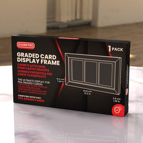 Evoretro Displayrahmen für 3 PSA Graded Cards