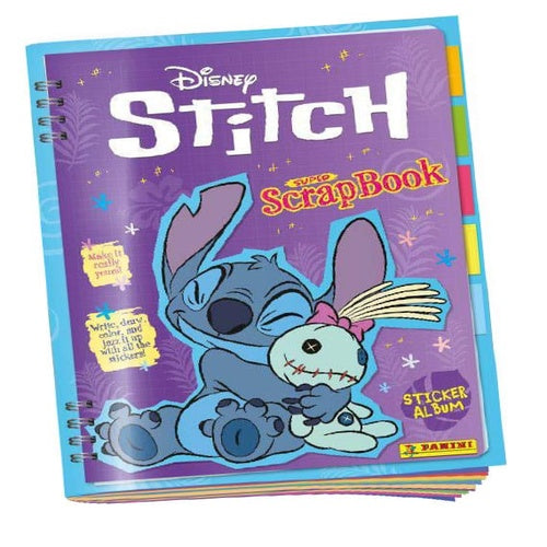 Stitch Super ScrapBook Sticker Collection Album *Deutsche Version*