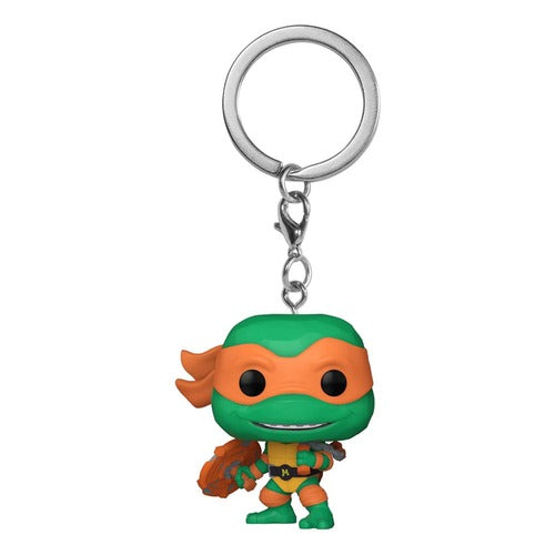 Tortues Ninja présentoir porte-clés Pocket POP! Vinyl Michelangelo 4 cm (12)