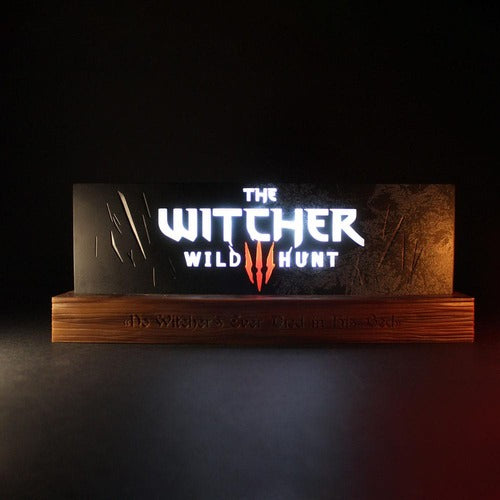 The Witcher LED-Leuchte Wild Hunt Logo 22 cm