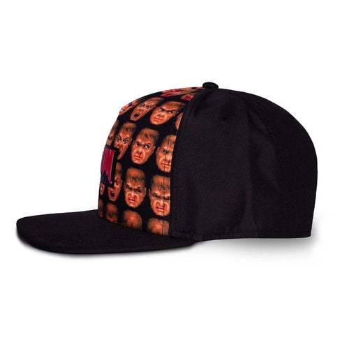 Doom casquette baseball Doom Faces Background