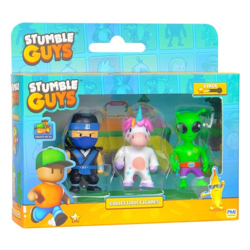 Stumble Guys Figuren 3 er Pack Display (24)