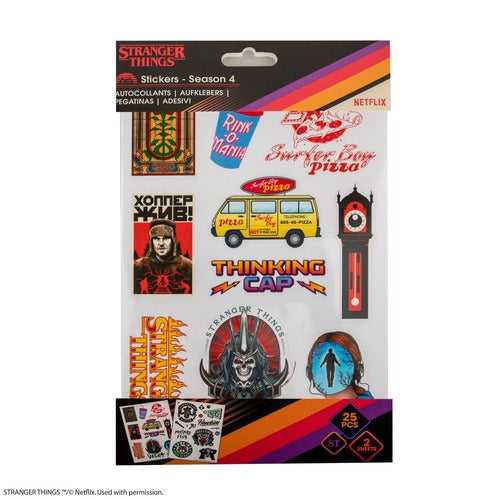Stranger Things stickers Season 4