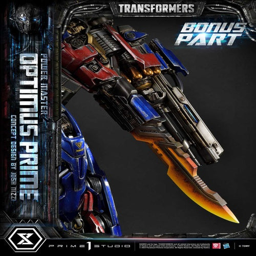 Transformers Museum Masterline Statue Powermaster Optimus Prime Concept by Josh Nizzi Ultimate Bonus Version 99 cm