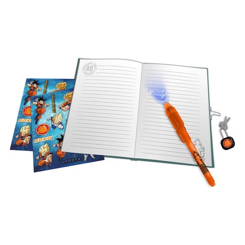 Dragon Ball set de journal intime avec cadenas