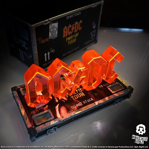 AC/DC statuette Rock Ikonz On Tour PWR UP Tour Road Case